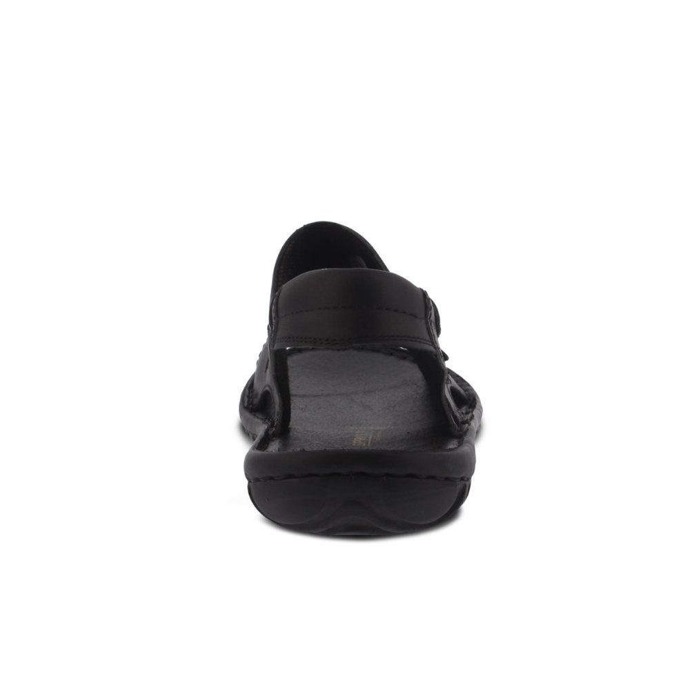 Spring Step Shoes Diro Men's Leather Slingback Sandals BLACK - Picture 3 of 7